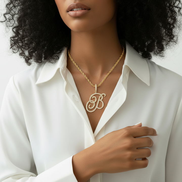 Script Rope Necklace