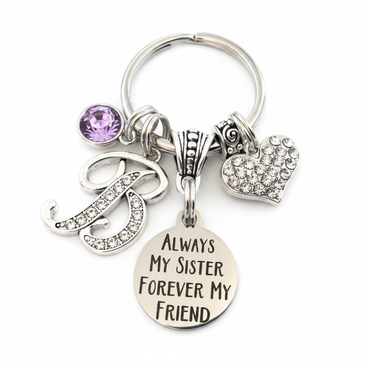 Always My Sister Keychain