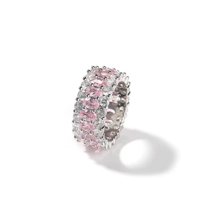 Pink Eternity Band Ring