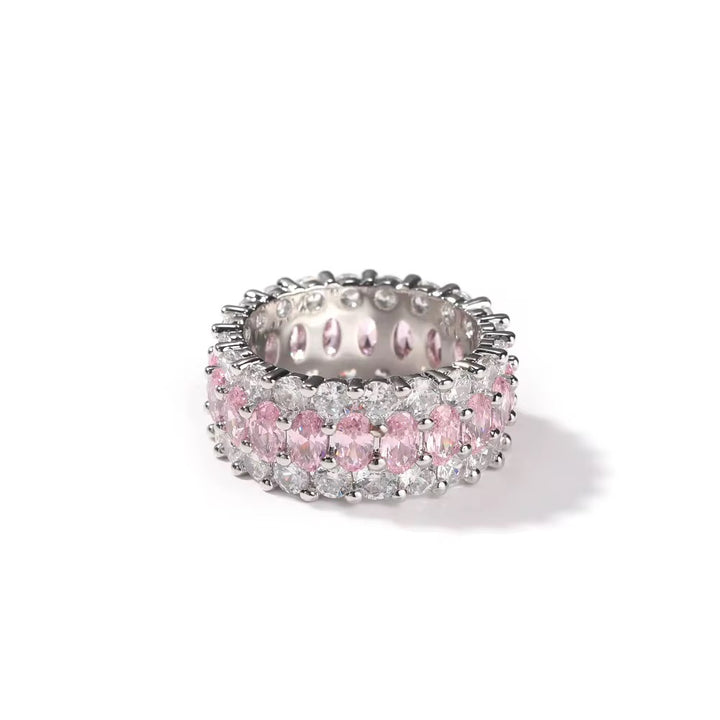 Pink Eternity Band Ring