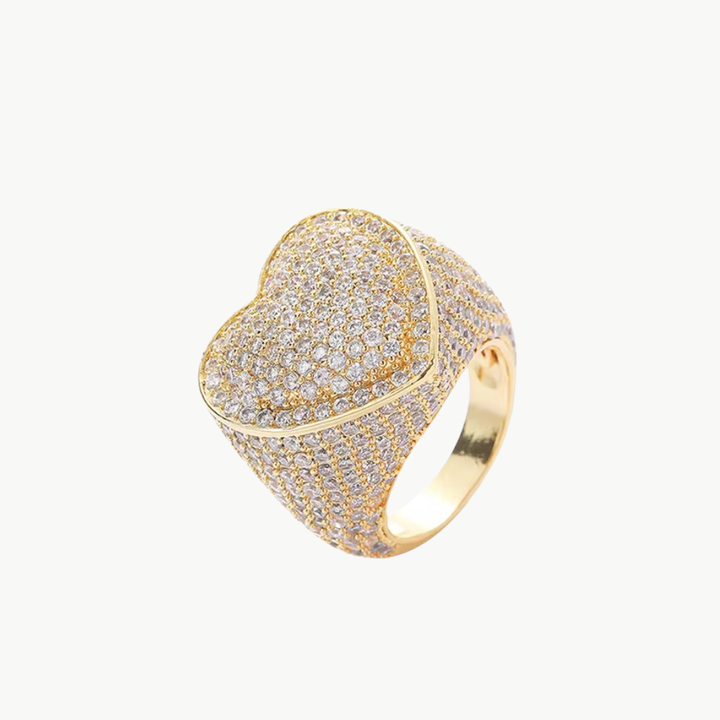 Roro CZ Heart Ring