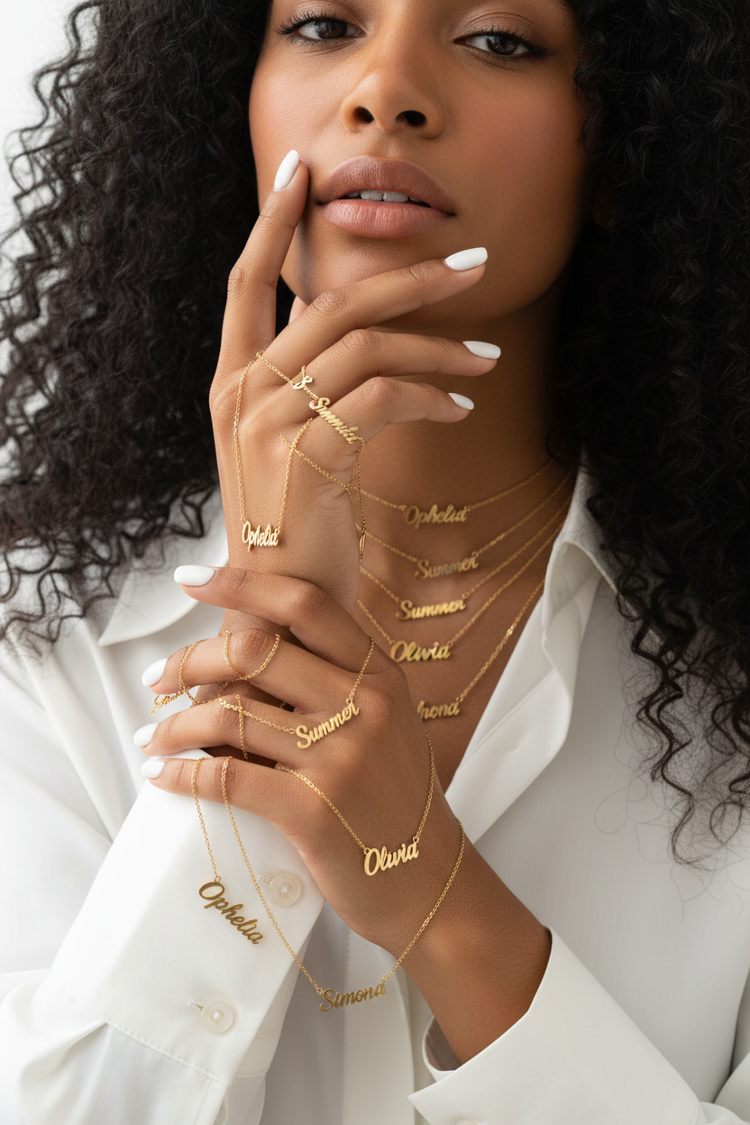 Name Necklaces Editorial