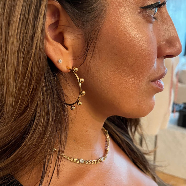 Evie Hoop Earrings
