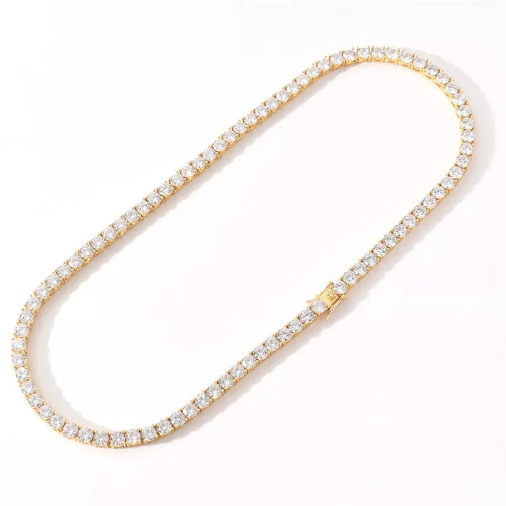 5MM Gold Tennis Necklace