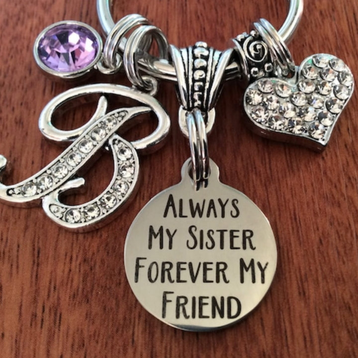 Always My Sister Keychain