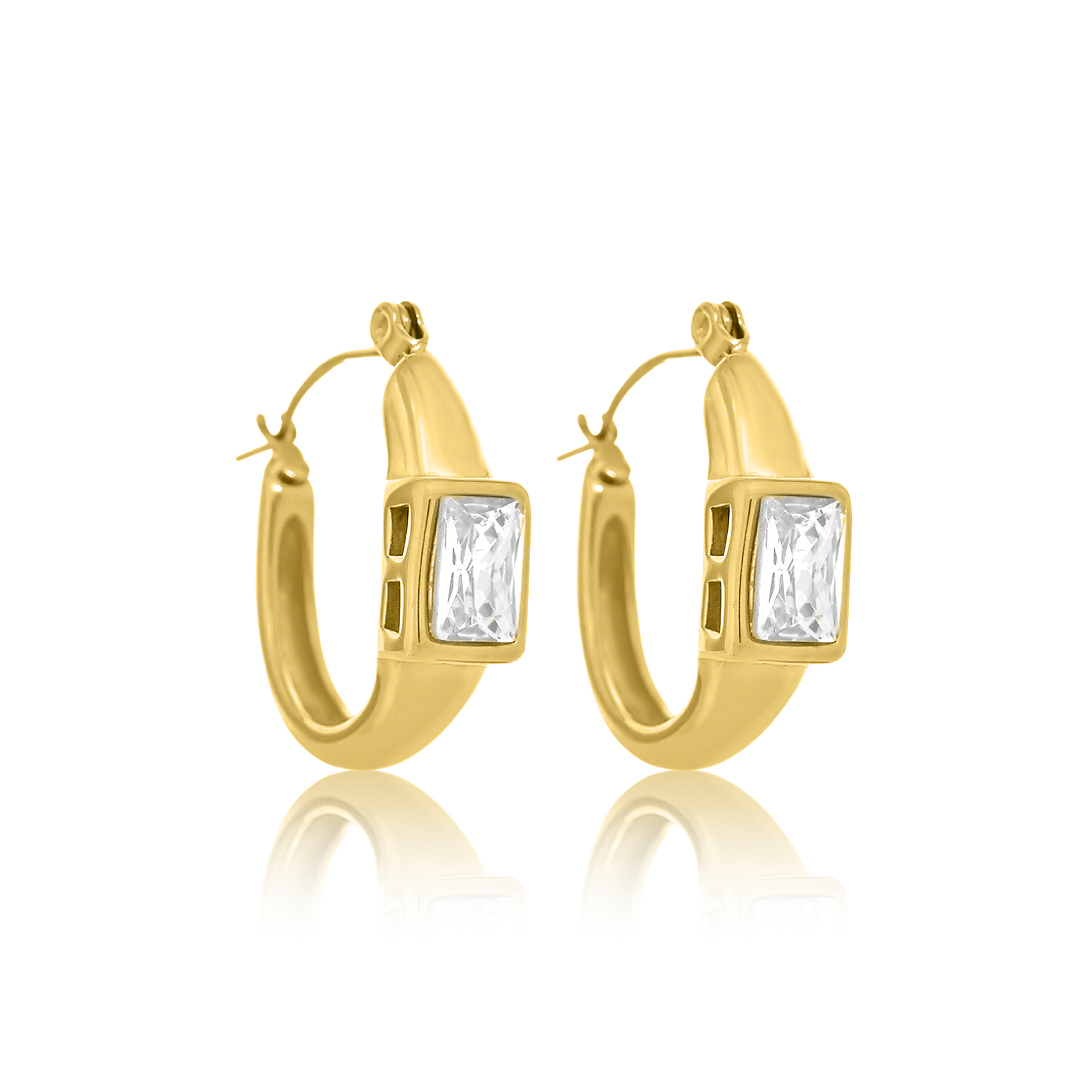 Emery CZ Hoops
