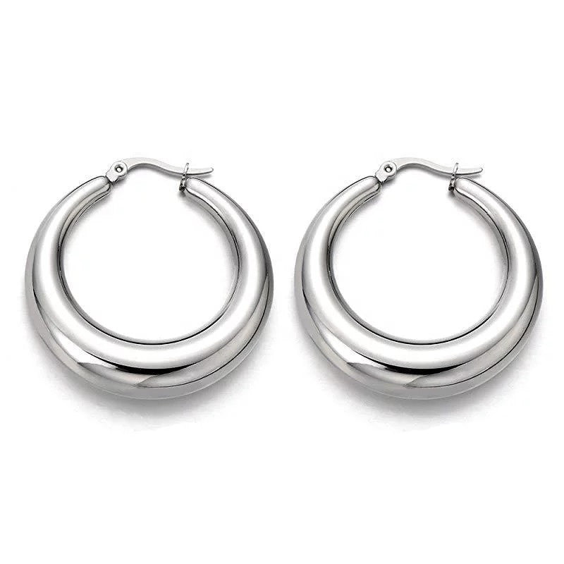 Eva Puffy Hoops - Small