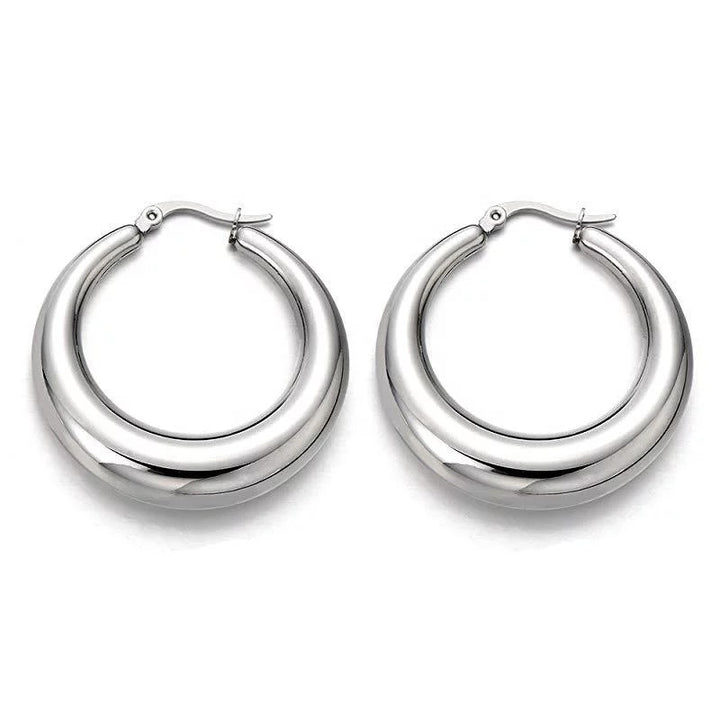 Eva Puffy Hoops - Small
