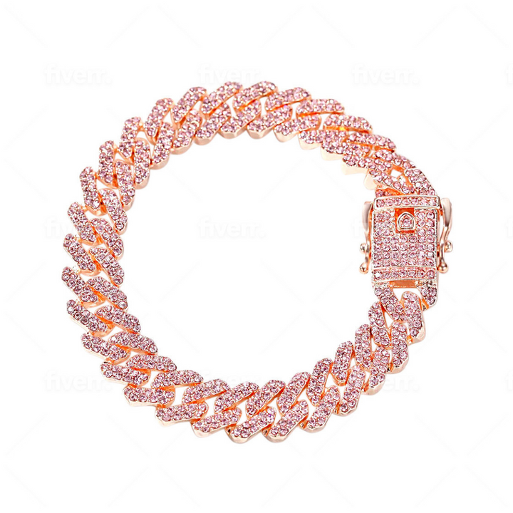 Rose Gold Cuban Link Bracelet