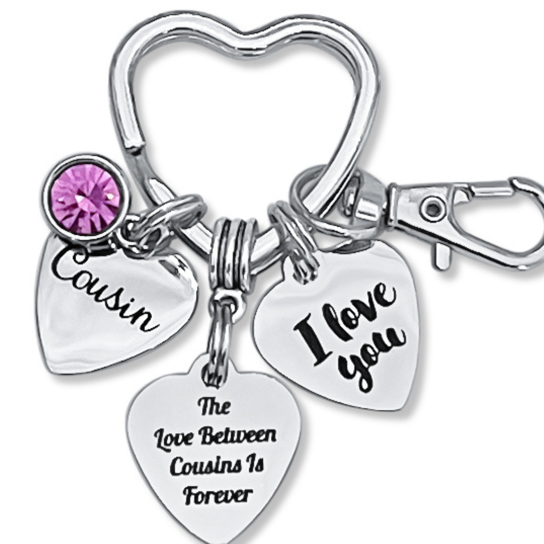 The Love Between Cousins Keychain