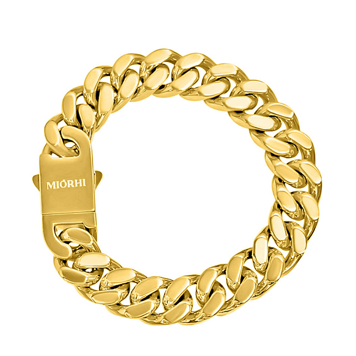Chunky Cuban Link Bracelet - Gold