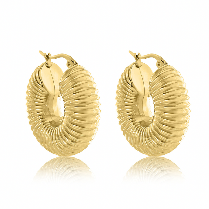 Elsa Chunky Hoop Earrings