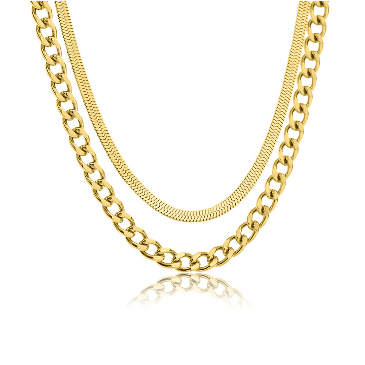 Nyx Layered Link Necklace
