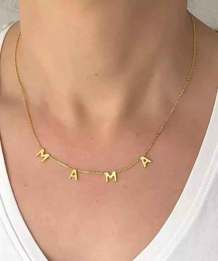 MAMA Necklace Gold