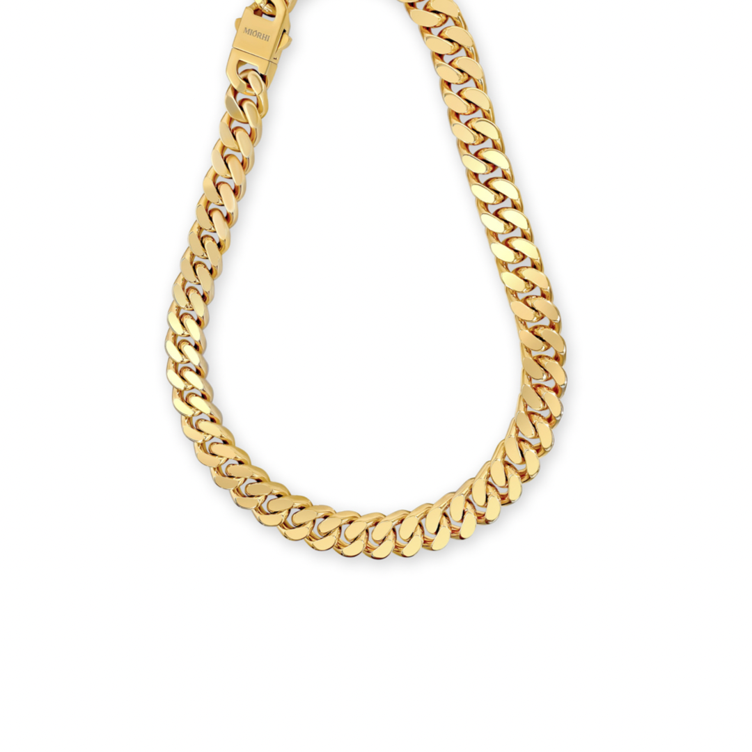 Chunky Cuban Link Necklace - Gold