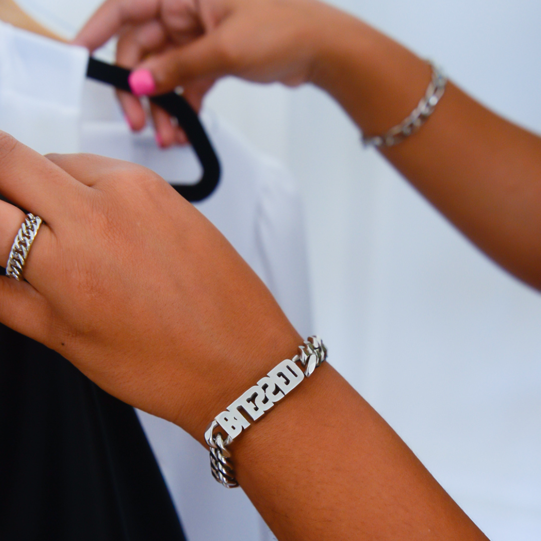 Blessed Cuban Link Bracelet - Silver