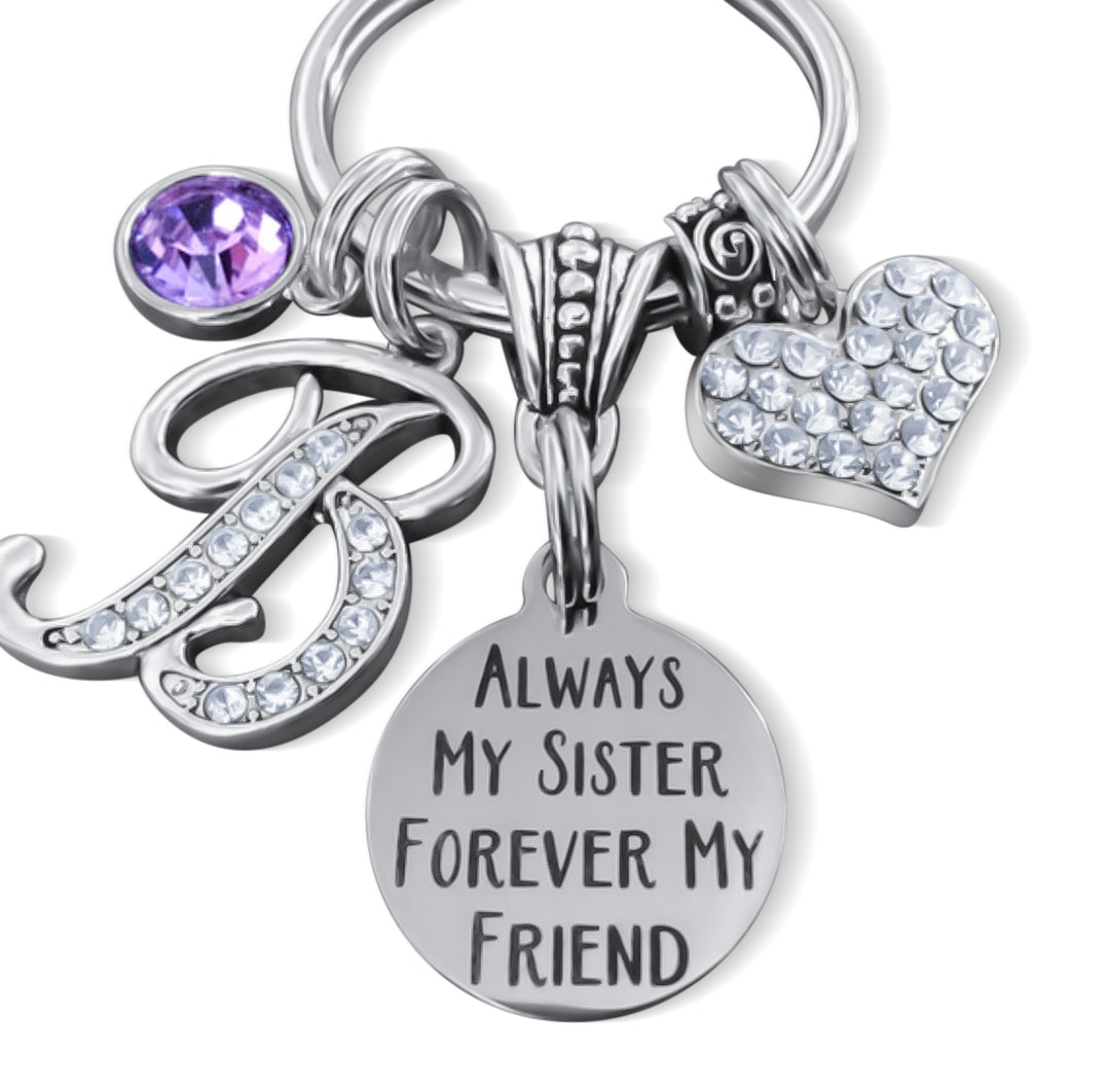 Always My Sister Keychain