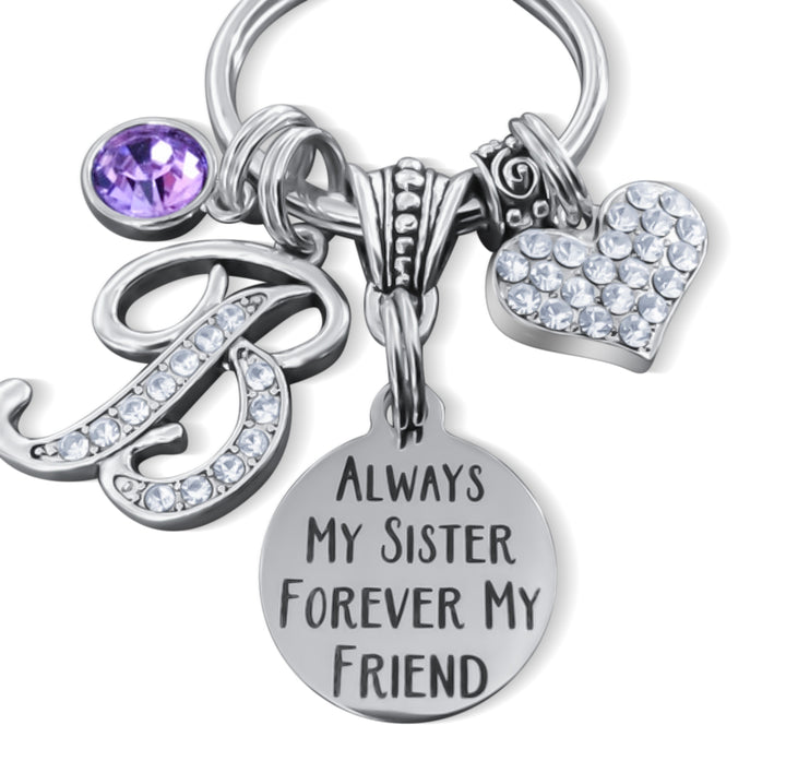 Always My Sister Keychain