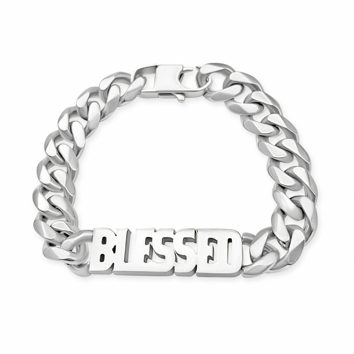 Blessed Cuban Link Bracelet - Silver