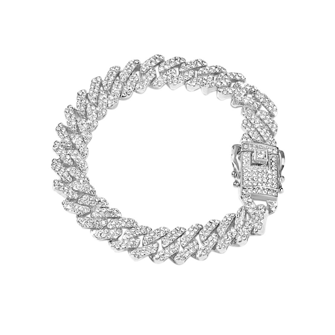 Silver Cuban Link Bracelet