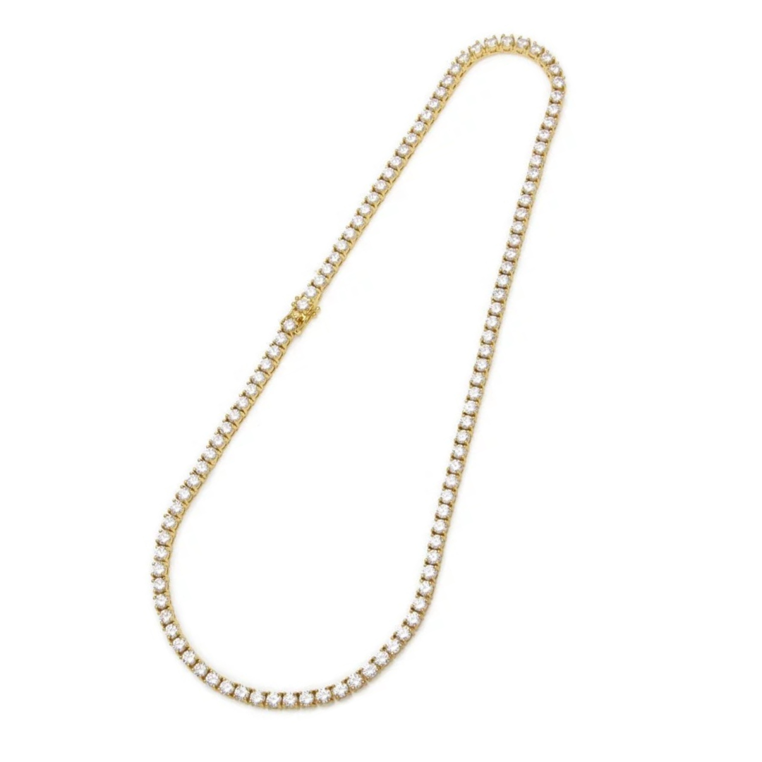 5MM Gold Tennis Necklace