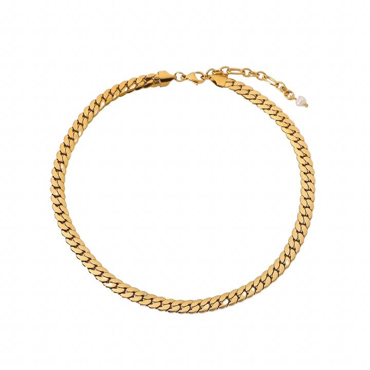 Cuban Link Snake Choker - Gold
