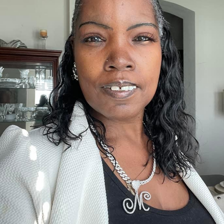 Custom Script Cuban Link Necklace