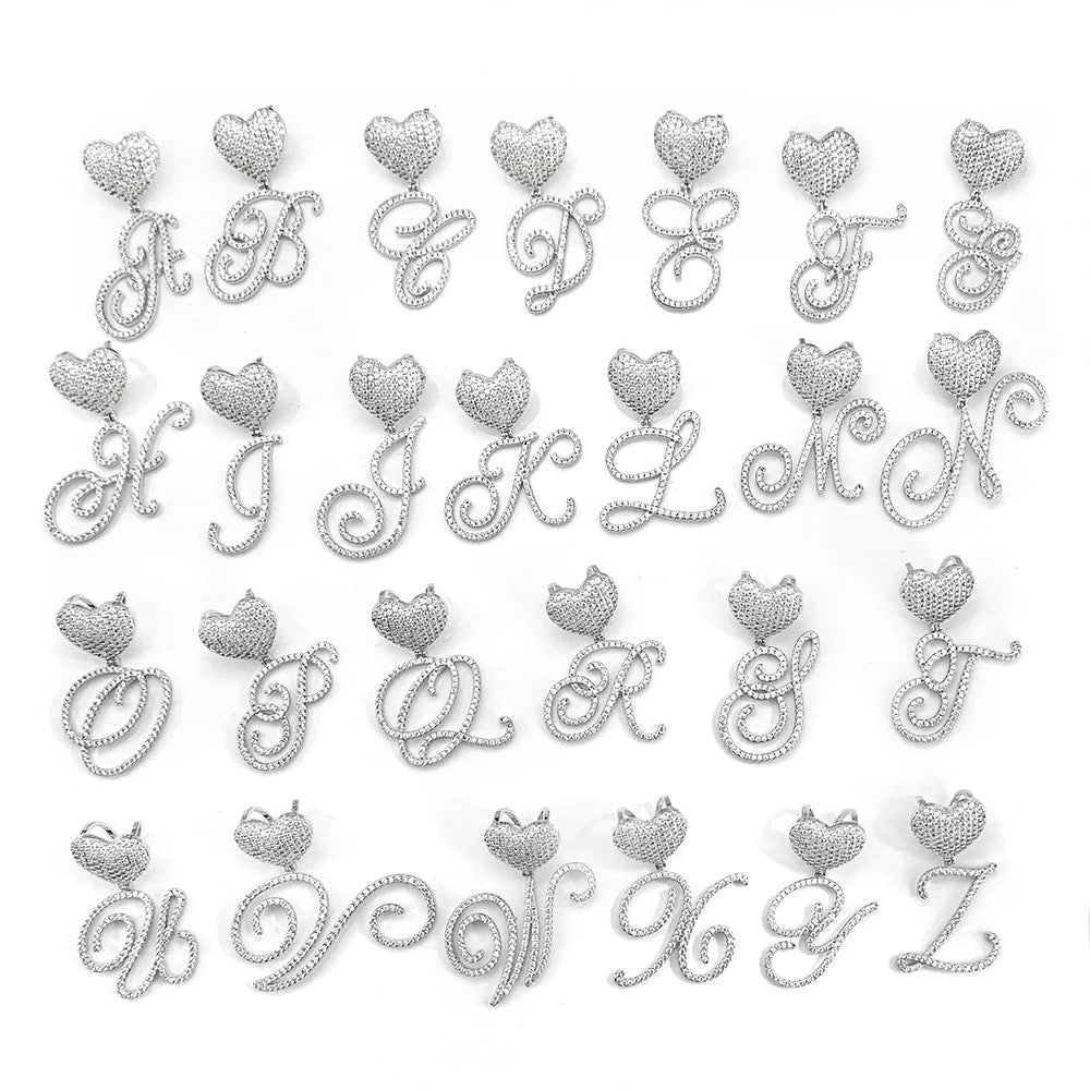 Silver Script Rope Necklace