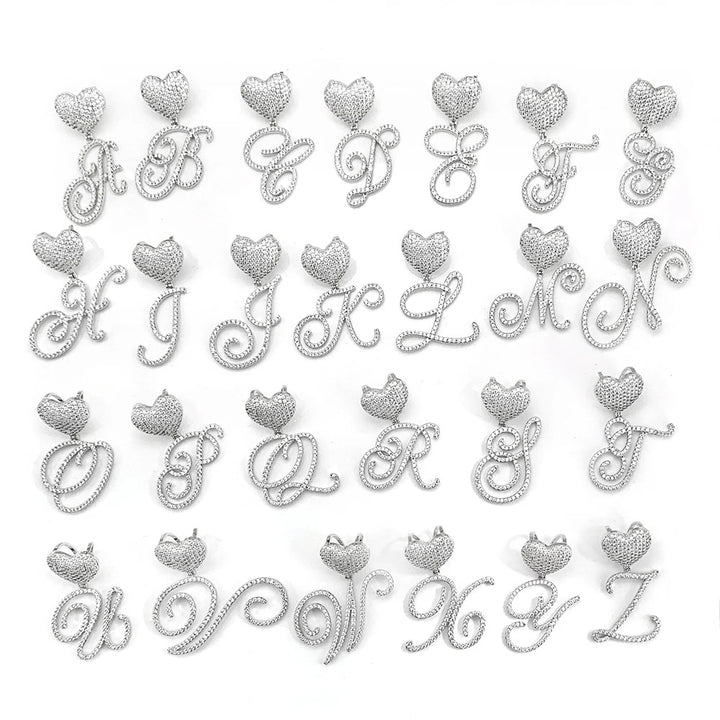 Silver Script Rope Necklace