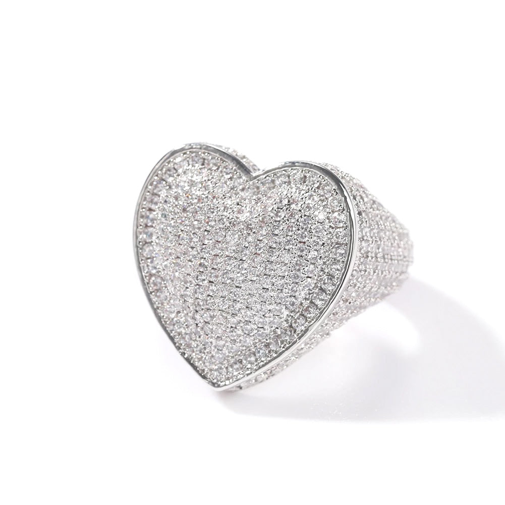 Roro CZ Heart Ring