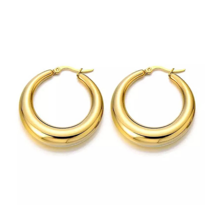 Eva Puffy Hoops - Small