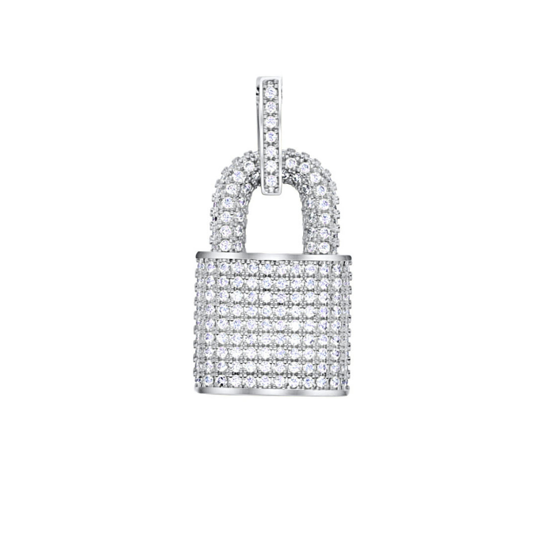 Silver Lock Pendant
