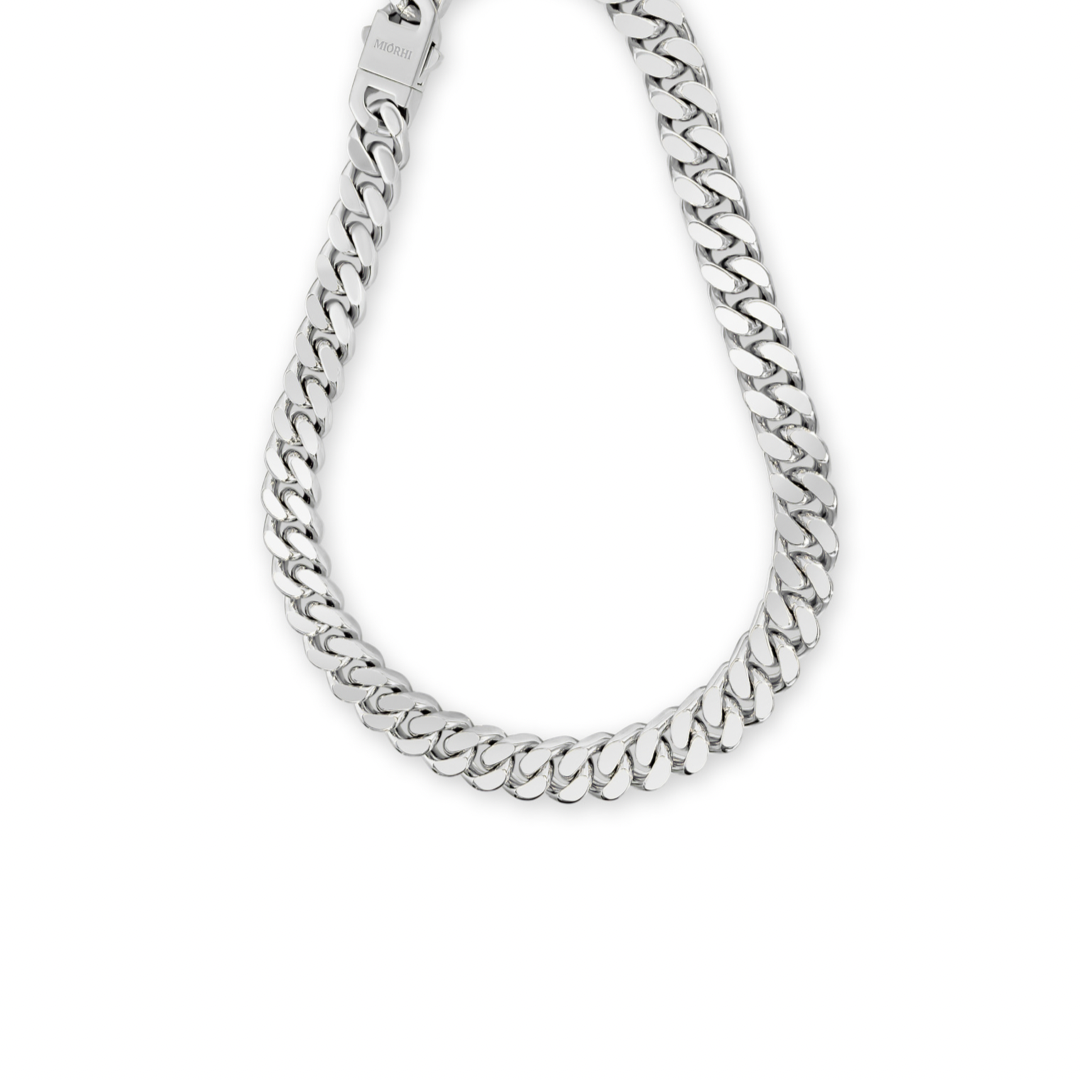 Chunky Cuban Link Necklace - Silver