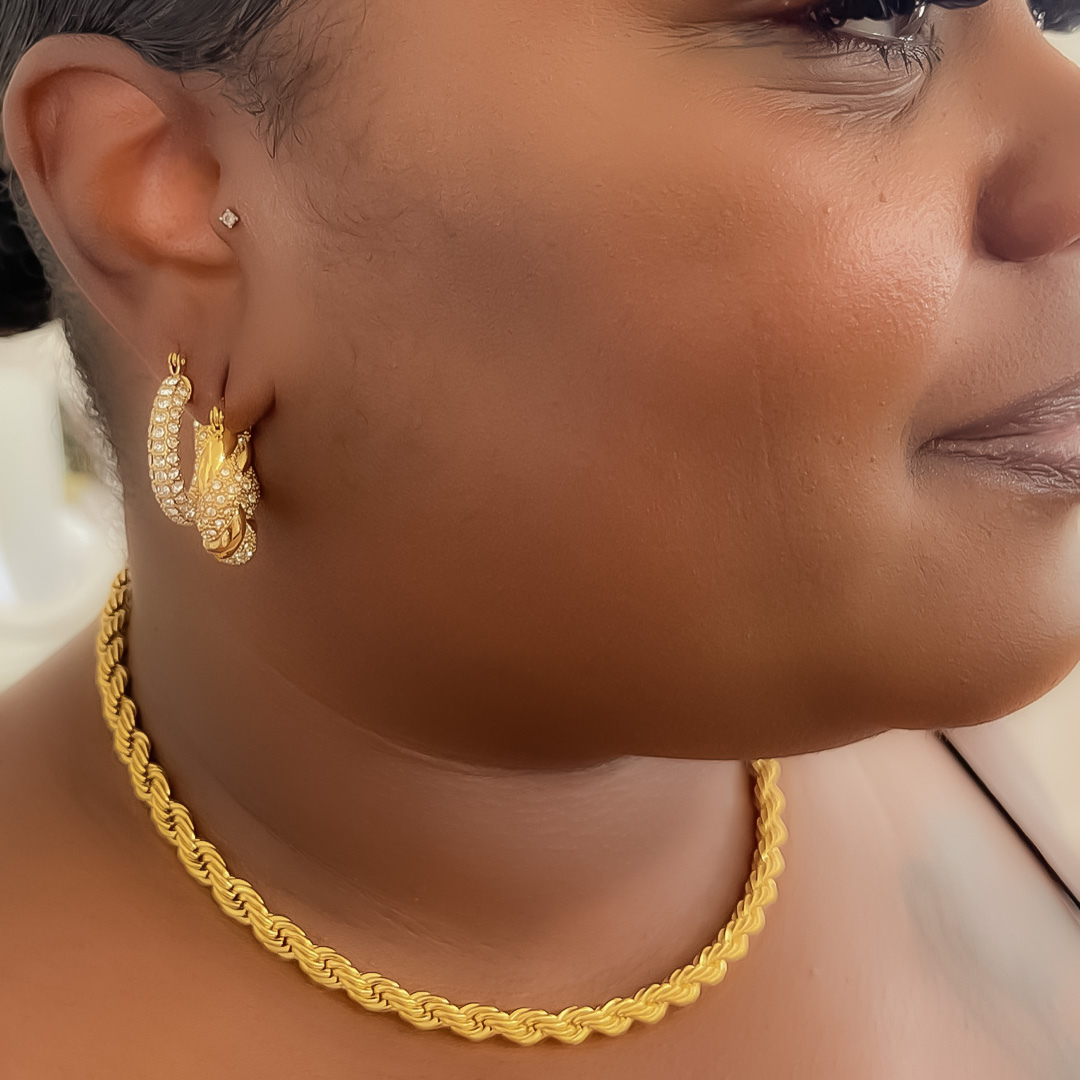 Emily Twist CZ Hoops